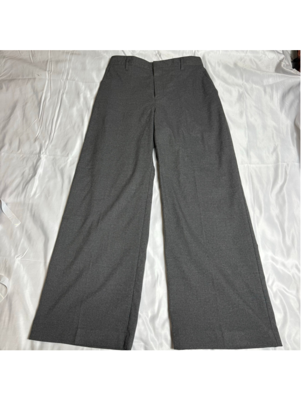 Women's Gap Easy Trouser Pants Size 10 Grey